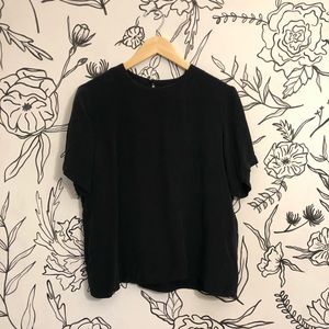 ✨ Vintage Black Blouse